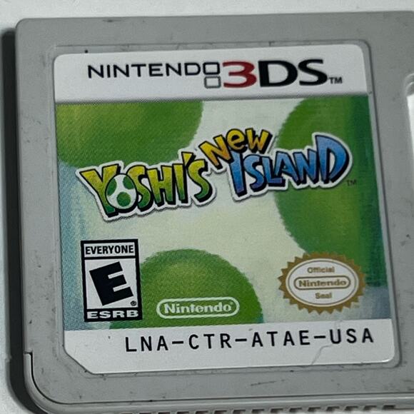 Yoshi's New Island Authentic Nintendo 3DS Game Cartridge Only video game TESTED - Picture 2 of 9
